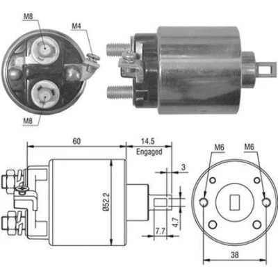Imagen de MAGNETI MARELLI 940113050022 Interruptor magnético, estárter