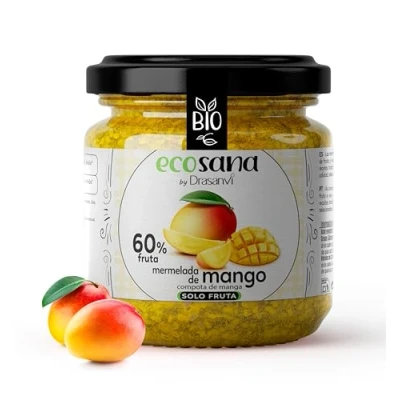 Imagen de ECOSANA MERMELADA EXTRA MANGO SIN AZÚCAR CERTIFICADO BIO by DRASANVI VEGANO GLUTEN 250g