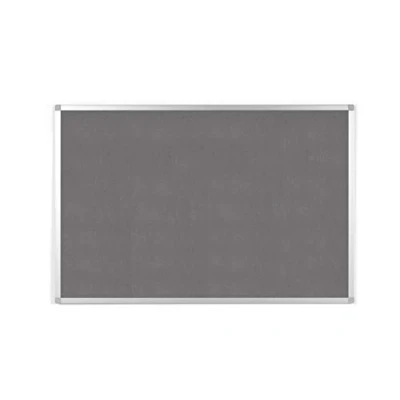 Imagen de Bi Joy Tablero de anuncios Gaya, fieltro gris, marco aluminio (105 x 75 cm)