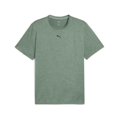 Imagen de PUMA M TAD Essentials Heather Cat tee (CF Small Cat), Camisetas Unisex Adulto, Green Moon Heather,