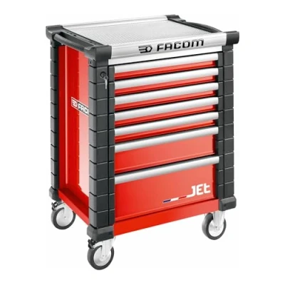Imagen de Facom Jet.7M3A Servante JETM3 7 Tiroirs Rouge Sierva, Aluminio Madera, Rojo, 3 Modules
