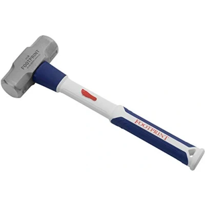 Imagen de Footprint Mini martillo de trineo 4 libras cabeza forjada mango fibra vidrio resistente a los golpes
