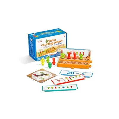 Imagen de Learning Resources Desierto para Contar Cactus, Set el Aula de Actividades matemáticas niños tempranas, desarrolla Sentido numérico, 67 Piezas, 3+ años Edad, Multicolor, 0 (94448)