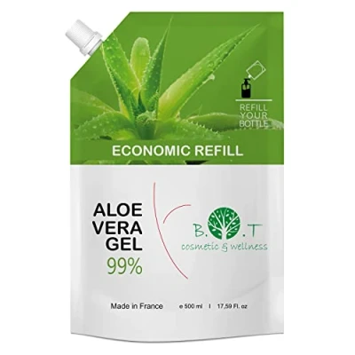 Imagen de Aloe Vera Puro 100% Natural Cultivo Ecologico Lanzarote Gel Hidratante Piel y Cabello After Sun Crema Post Depilacion shave Hombre Acondicionador Pelo 500 ml