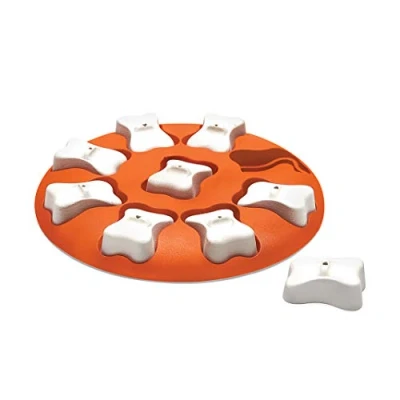 Imagen de Outward Hound Nina Ottosson Dog Smart Dispensador Interactivo de recompensas Rompecabezas para Perros Naranja