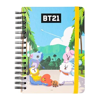 Imagen de Grupo Erik Cuaderno BT21 A5 punteado Bullet Journal de notas Bloc Licencia oficial