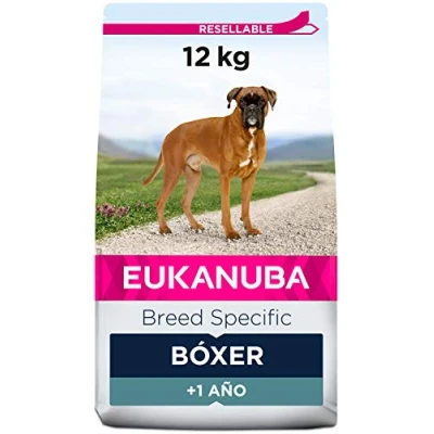 Imagen de EUKANUBA Breed Specific alimento seco para perros bóxer adultos, óptimamente adaptado a la raza 12 kg