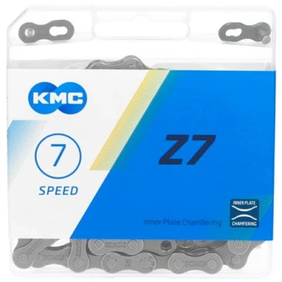 Imagen de KMC Cadena 6 7 Vel Z7 12X332 Accesorios y recambios bicis, Unisex Adult, Grey/Brown