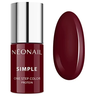 Imagen de NÉONAIL Rojo Xpress Esmalte de uñas UV 3 en 1 Simple One Step Color Proteína Glamorous 8076 7, 7,2 ml