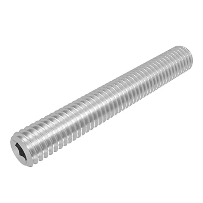 Imagen de SECCARO Tornillo roscado con cabeza cónica, M8 x 55 mm, acero inoxidable V2A, VA A2, DIN 913/ISO 4026, 20 unidades