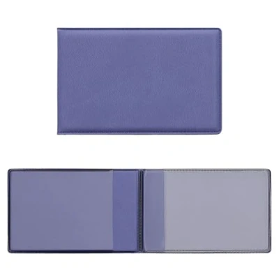 Imagen de kwmobile Funda de Piel sintética para identificación Cartera Plegable 10 x 6.5 CM doblada Tarjetas DNI Lila
