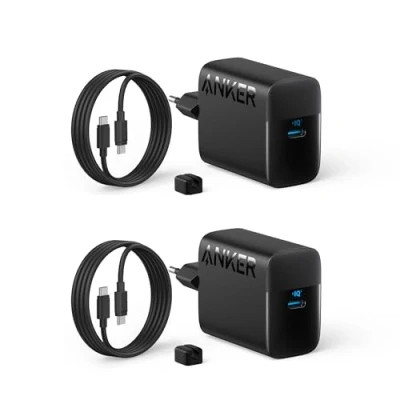 Imagen de Anker Cargador Superrápido USB C de 45 W, con Cable Compatible Carga Rápida PPS para Samsung Galaxy S24 Ultra/S24/S23+/S23/S22/Note20, iPhone 16, Pixel y más (con 2 1,5 m)