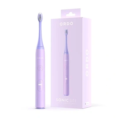 Imagen de Ordo Sonic Lite cepillo de dientes eléctrico, sónico con 35.000 pulsos/min, cepillos eléctricos para adultos, modos duales, batería más 5 semanas, temporizador