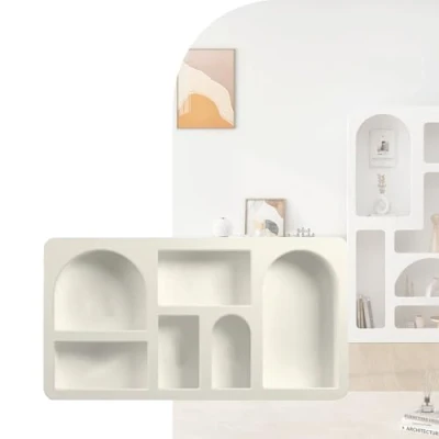 Imagen de WXZXWXZX Mesitas de Noche Dormitorio Mesa Comoda Cajonera Bedside Table Cabecera Mesita Auxiliar Multiusos para y Sala Estar(Off White,120 * 30 75cm)