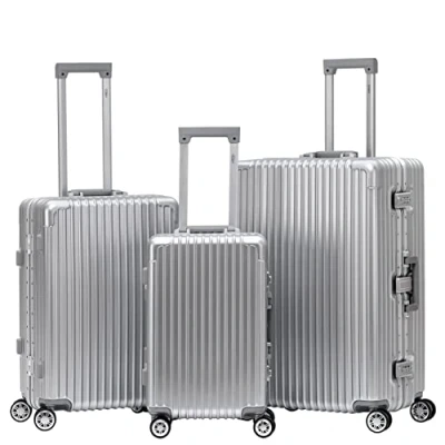 Imagen de Flight Knight Maleta De Viaje Premium 8 Ruedas Giratorias Cerradura Combinacion TSA Incorporada Rigida Ligera para Cabina/Facturar Gran Durabilidad Apta por Mas 100 Aerolineas