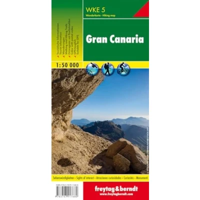 Imagen de WKE 5 Gran Canaria 1.50.000: wandelkaarten 1:50 000