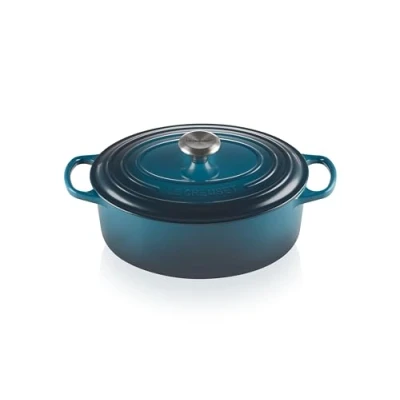 Imagen de Le Creuset Casserole Signature Deep Teal ø 29 cm / 4.7 Liter