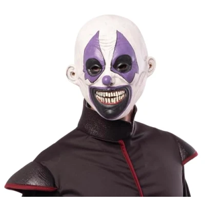 Imagen de Rubies Máscara Payaso Lucifer para adultos, Moldeada con detalles, Unisex, Accesorio disfraz, Complemento Halloween, Fiestas,