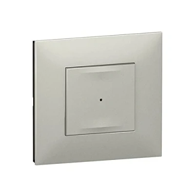 Imagen de Interruptor Iluminacion conectado con Neutro Legrand 741844 serie Valena Next with Netatmo color Aluminio