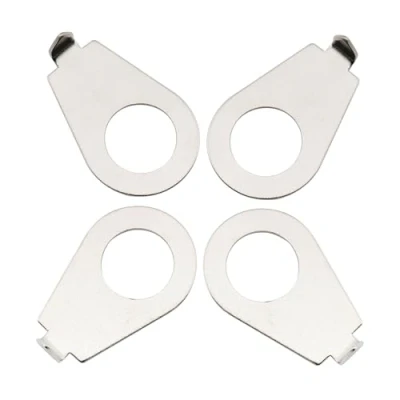 Imagen de Musiclily Pro Tamaño Métrico 8,5mm Acero Estilo Vintage 90 Grados Punteros Perilla Potenciómetros Knob Pointers para Guitarra Eléctrica Epiphone Les Paul, Níquel Cromo (Set de 4)