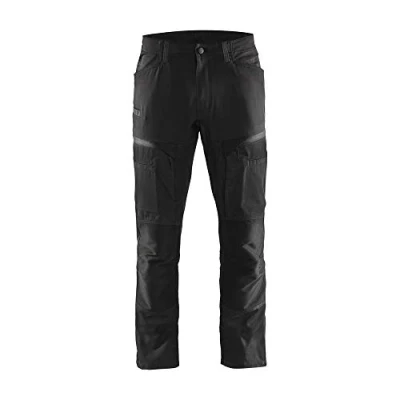 Imagen de Blaklader 145618459998C62 Service Pantalones de trabajo con elástico, color negro y gris oscuro, talla C62
