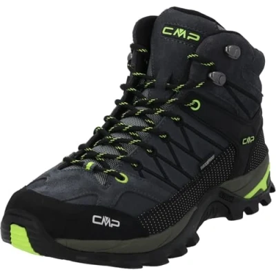 Imagen de CMP Rigel Mid Trekking Shoes WP, Zapatos Hombre, Grey Yellow Fluo, 44 EU