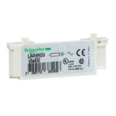 Imagen de Schneider Electric LAD4RCU TeSys D, Módulos de antiparasitado circuito RC 110…240 V