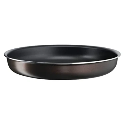 Imagen de Tefal Ingenio Sartén (26 cm, no inducción, revestimiento antiadherente, apilable, apto para lavavajillas, Easy Plus L1500502, color negro