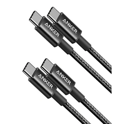 Imagen de Anker Cable USB C Carga Rapida, de Nylón, Paquete Doble 1 m, para iPhone 15/ 15Pro/15Plus/15ProMax, iPad Mini 6/Pro 2021, Air 4, MacBook Pro 2020, Samsung Galaxy S23,Switch