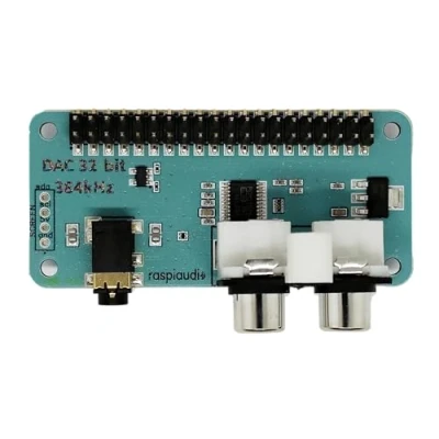 Imagen de RASPIAUDIO Audio DAC Hat Sound Card (Audio+V3) for Raspberry PI5 / PI4 Pi Zero PI3 PI3B PI3B+ Better Quality Than USB