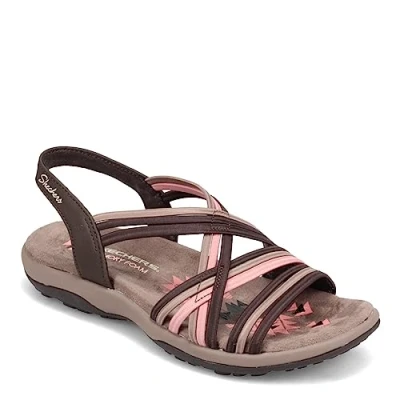 Imagen de Skechers Reggae Slim Simply Stretch para mujer, Chocolate multicolor, 39 EU