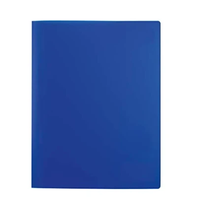 Imagen de HERMA Carpetas translúcido DIN A4 de plástico resistente y fácil limpiar con etiqueta, 1 carpeta película PP, Azul