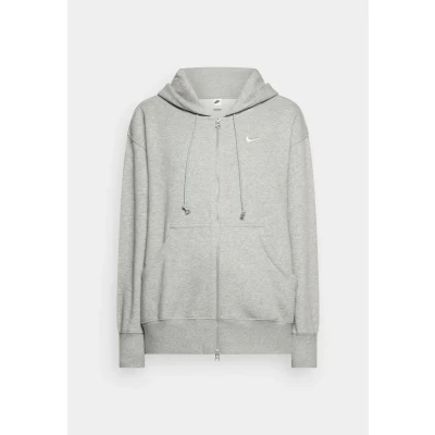 Imagen de Nike Sportswear Phoenix Style Hoodie Sudadera con cremallera, Mujer, Talla: Large, Grey heather/sail