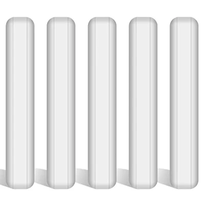 Imagen de stonylab Barra de Agitación Laboratorio, Varillas Agitadoras Magnéticas Recubiertas PTFE 50 mm Mezclador Agitador Blanco para Agitadores, 5 Paquetes
