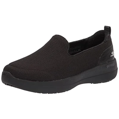 Imagen de Skechers GO WALK STABILITY, Zapatillas para Mujer, Black Textile/Trim, 37 EU