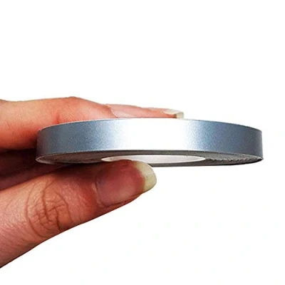 Imagen de 4R Quattroerre.it 10479 Franjas Trim Tiras Adhesivas para Coche, Plateado, 7 mm x 10 MT