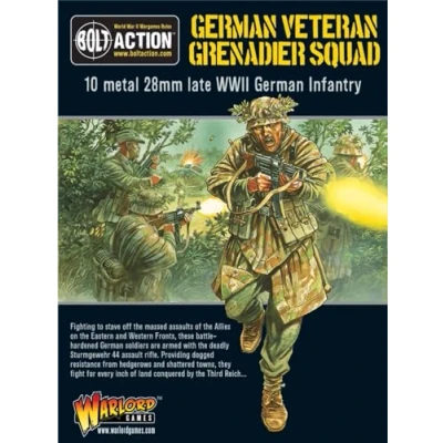 Imagen de Bolt Action Vétéran allemand Grenadier Squad Late Seconde Guerre mondiale Infanterie . Warlord Jeux