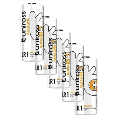 Imagen de Uniross Pack de 2 pilas alcalinas LR1, LR01, E90, 2/3AA MN 9100 N UM5, 1,5 V