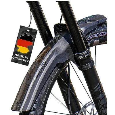 Imagen de unleazhed M02 guardabarros para bicicleta de montaña (fabricado en Alemania), delantero fijo, accesorios