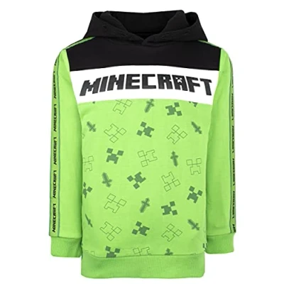 Imagen de Minecraft Ropa Sudadera con Capucha niños Verde 100% algodón Creeper Regalos (9 10 años)