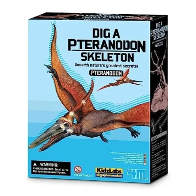 Imagen de KidzLabs Cava un Esqueleto de Pteranodon Resucita Dinosaurio Excava y descubre los Huesos del para niños a Partir 8 años