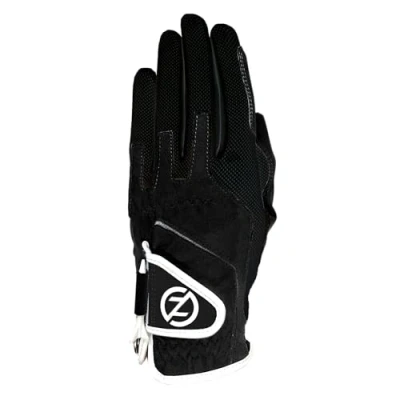 Imagen de Zero Friction Guante de Golf para Mujer, Ajuste compresión, Color Negro