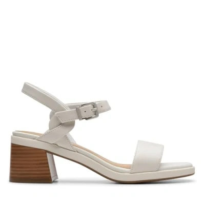 Imagen de Clarks Jaylan Ray, Sandalia Mujer, Off White Lea, 36 EU