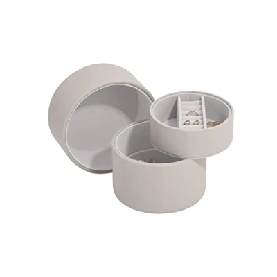 Imagen de Stackers Caja de joyería para mesita noche, color topo
