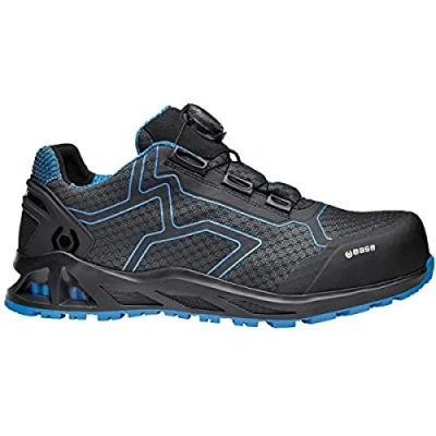 Imagen de BASE, K Trek, zapato de seguridad, Kaptiv, BOA® System, color gris y azul, S1P HRO SRC, talla 41