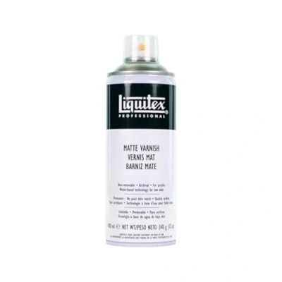 Imagen de Liquitex Profesional Barniz en spray mate de 400 ml para pintura acrílica, cuadros y bellas artes, a base agua bajo olor, permanente