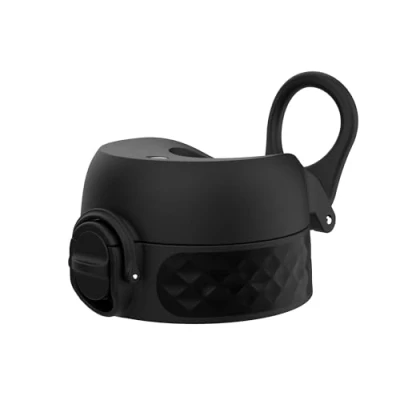 Imagen de ION8 Tapa de botella agua OneTouch 2.0 a Prueba fugas, Sin BPA, Negro, Grande