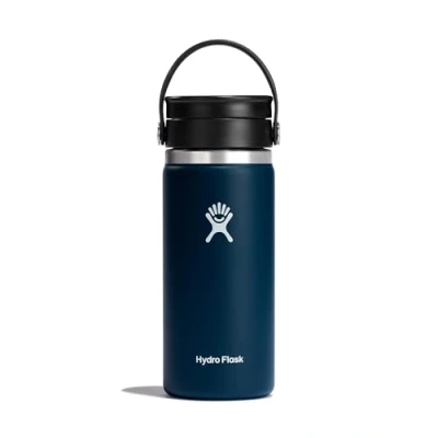 Imagen de Hydro Flask Coffee de Café Viaje 473 ml (16 oz) Taza Acero Inoxidable con Aislamiento al Vacío y Tapa a Prueba Fugas Wide Mouth Indigo