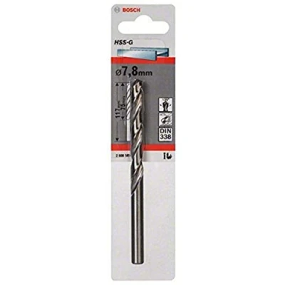 Imagen de Bosch 2 608 585 931 Broca para metal HSS G, DIN 338 (7,8 x 75 117 mm)