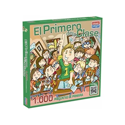 Imagen de Falomir Juego de Mesa Educativo, 1000 Preguntas, multicolor, El primero la clase 1.000 (646460)